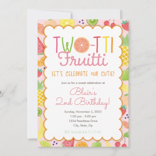 Two_tti Fruitti Birthday Invitation