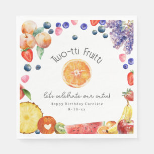 Two-tti Fruitti Cutie Fruit Birthday Napkins
