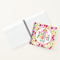 Two-tti Fruity 2nd Birthday Tutti Frutti Fun Fruit Notebook