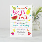 Two-tti Frutti Birthday Invitation | 2nd Birthday (Standing Front)