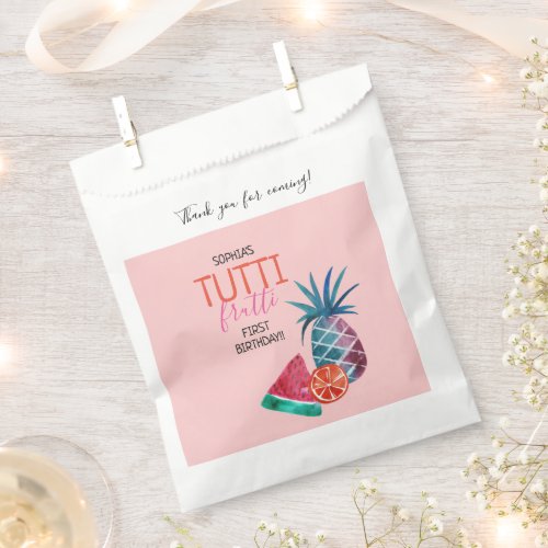 Two_tti Frutti Childs Birthday Party Favor Bag