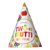 Two-tti Frutti Cutie Fruit 2nd Birthday Party Hat
