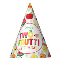 Two-tti Frutti Cutie Fruit 2nd Birthday Party Party Hat
