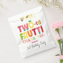 Two-tti Frutti Cutie Fruit 2nd Birthday Thank You Favor Bag