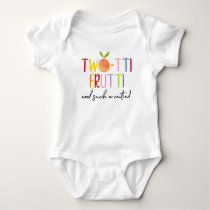 Two-tti Frutti Cutie Fruit Second Birthday Baby Bodysuit