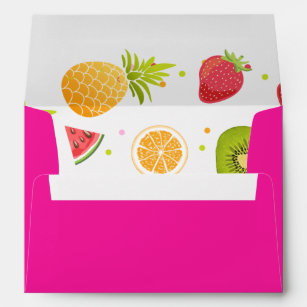 Two-tti frutti Envelope Tutti fruity Birthday