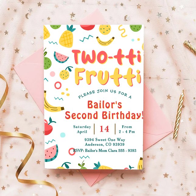 Two-tti Frutti | Fruit Party Birthday Invitation (Creator Uploaded)