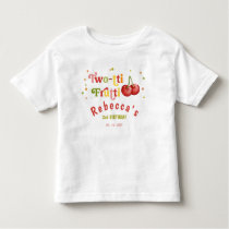 Two-tti Frutti Fruity Fun Second Birthday Party Toddler T-shirt