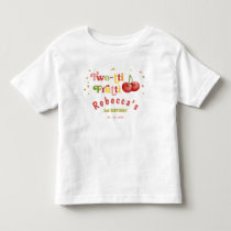 Two-tti Frutti Fruity Fun Second Birthday Party Toddler T-shirt