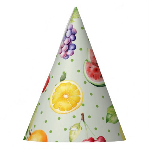Two_tti frutti girl birthday party party hat