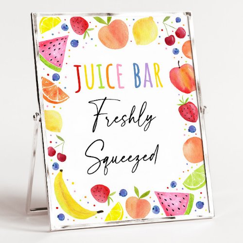 Two_tti Frutti Juice Bar Party Sign