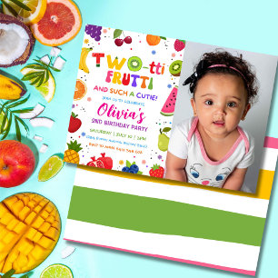 Two-tti Frutti Photo invite , 2ND Fruits Summer