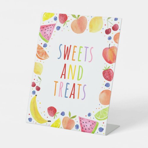 Two_tti Frutti Sweets  Treats Party Pedestal Sign