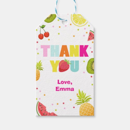 Two_tti Frutti thank you favor gift tags Fruity