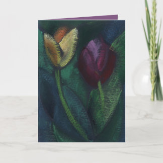 Two Tulips Holiday Card