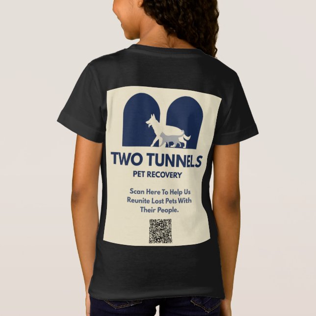 Two Tunnels Kids T-Shirt  (Back)