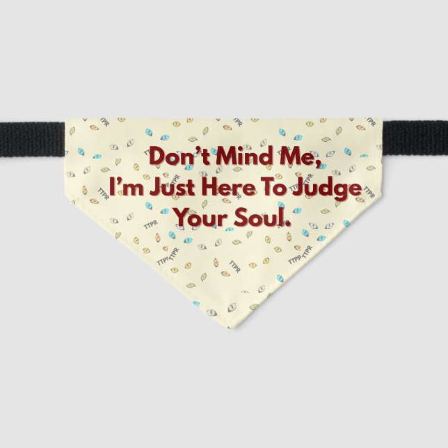 Two Tunnels Pet Bandana  Collar (Front)