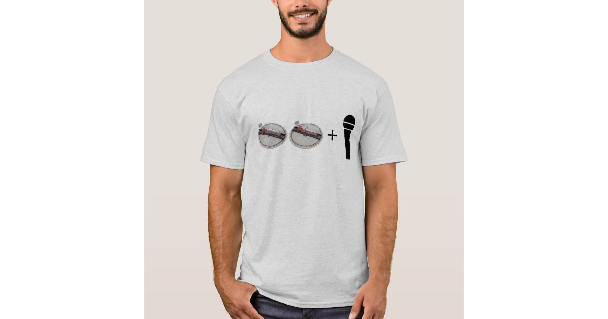 Two Turntables and a Microphone TShirt Zazzle