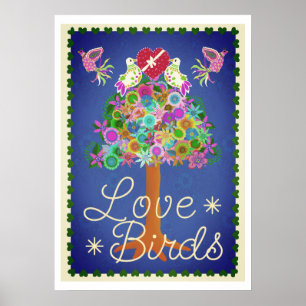 Two Turtle Doves 20x28poster Poster