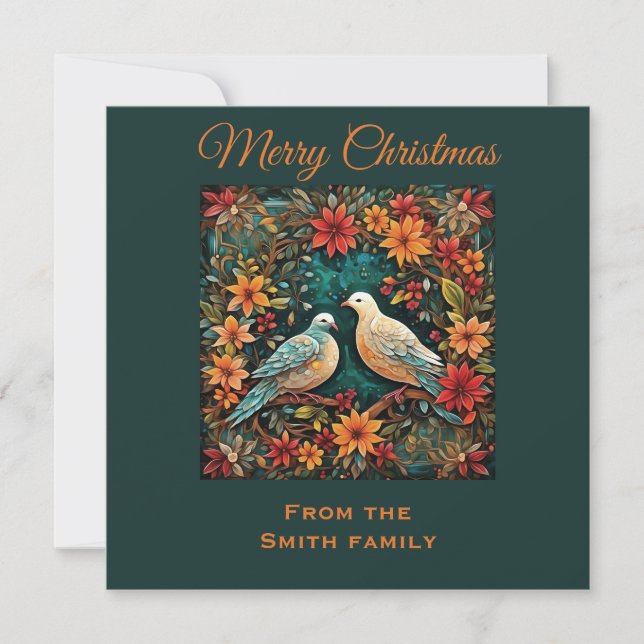 Two Turtle Doves Card (Front)