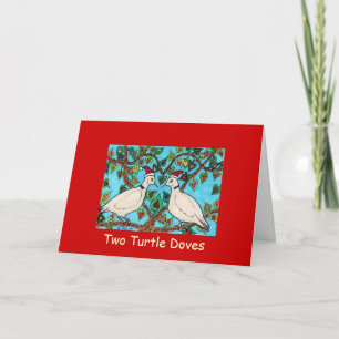 Two Turtle Doves Holiday Card
