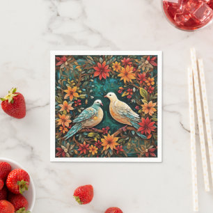 Two Turtle Doves Napkins