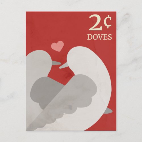 Two Turtle Doves Postcard
