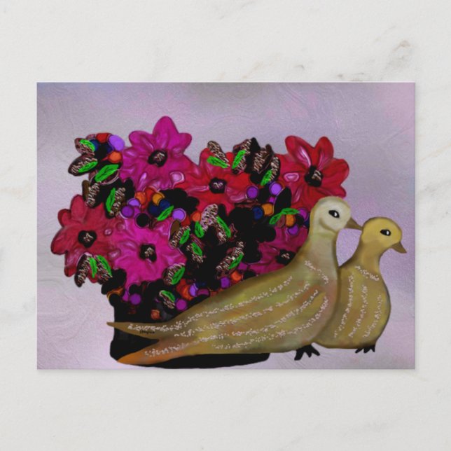 Two Turtle Doves Postcards (Front)