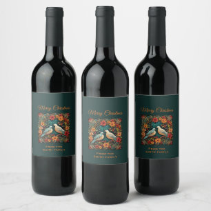 Two Turtle Doves Wine Label