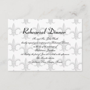 Two Tuxedo Groom Gay Wedding Rehearsal Invitation