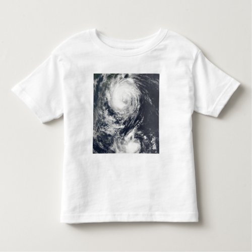 Two Typhoon systems approaching the Far East Toddler T_shirt