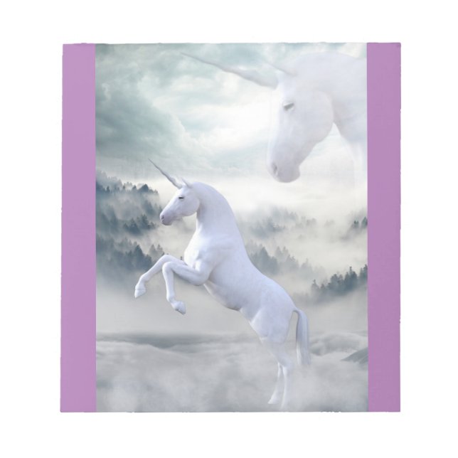 Two Unicorns Notepad (Front)