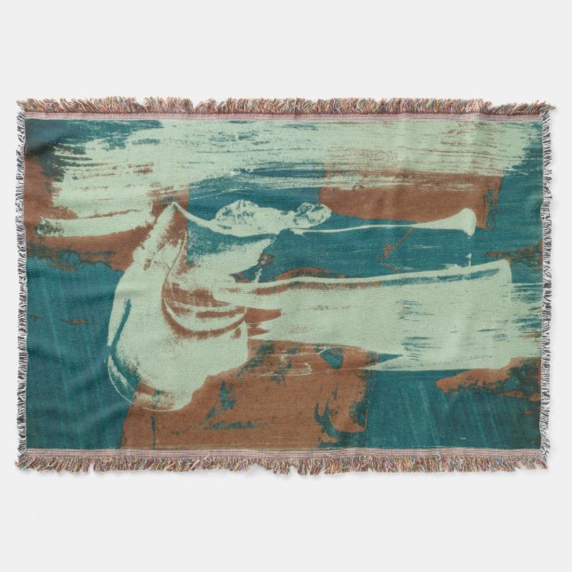 Two Up North Throw Blanket (Front)