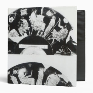 Two views of an attic red-figure cup binder