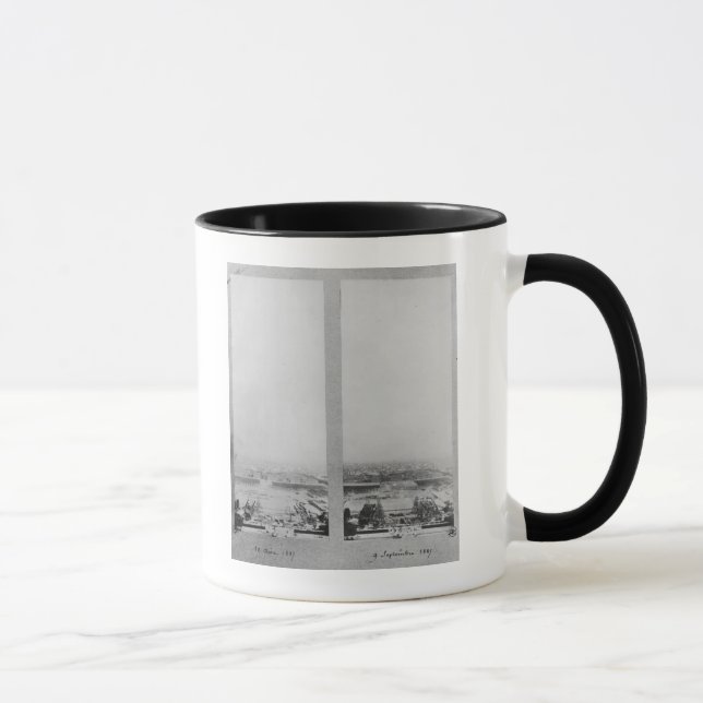 Two views of the construction of the Eiffel 2 Mug (Right)