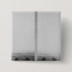 Two views of the construction of the Eiffel Pinback Button