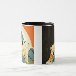 Two Vintage Art Deco Women by S. Chompre Mug