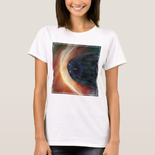 Two Voyager Spacecraft Exploring Turbulent Space. T-Shirt