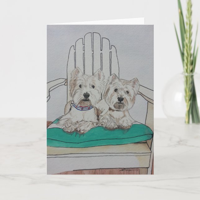 Two Westie Pals Card (Front)