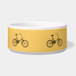 Two Wheel Bicycle Pet Dog Bowl<br><div class="desc">Cute bicycle themed pet bowl.</div>