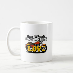 Two Wheels Love Coffee Mug