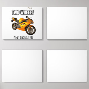 Two Wheels Move the Soul Motorcycle Shirt Biker Acrylic Photo Tile