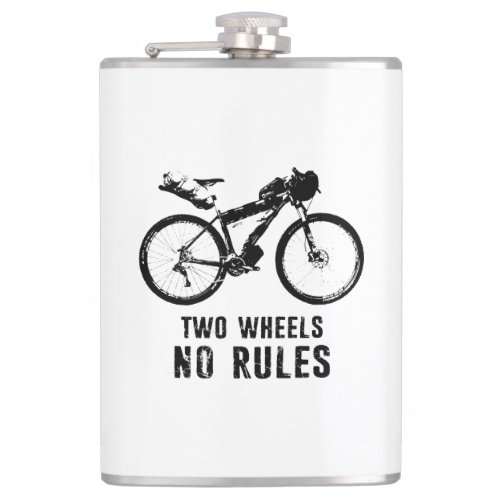 Two Wheels No Rules Bikepacking Flask