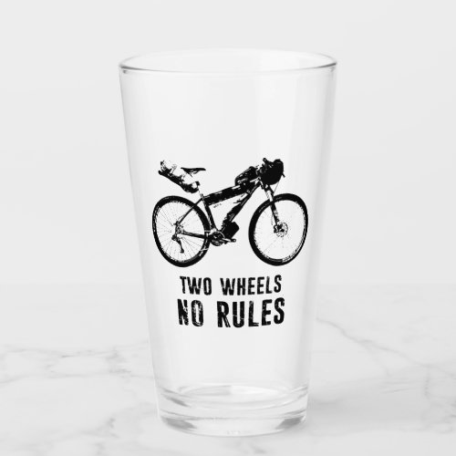 Two Wheels No Rules Bikepacking Glass