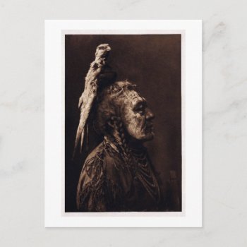 Two Whistles  A Crow Medicine Man. Postcard by scenesfromthepast at Zazzle