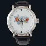 Two White And Orange Daffodils Watch<br><div class="desc">Daffodils are associated with springtime and rebirth.</div>