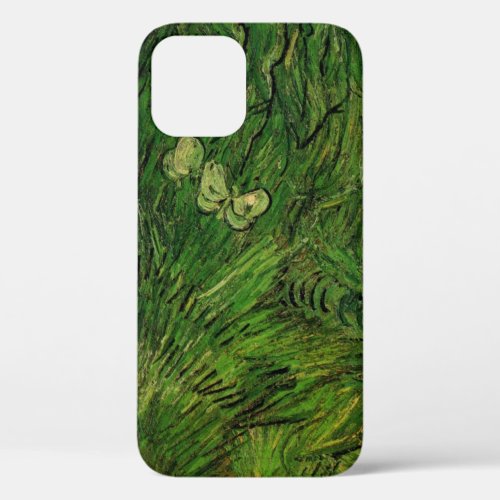 Two White Butterflies by Vincent van Gogh iPhone 12 Case
