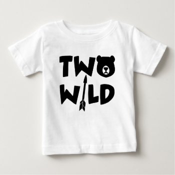 Two Wild 2nd Birthday Boy Baby T-shirt by nasakom at Zazzle