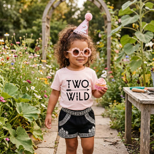 Two Wild 2nd Birthday Boy or Girl Toddler T-shirt