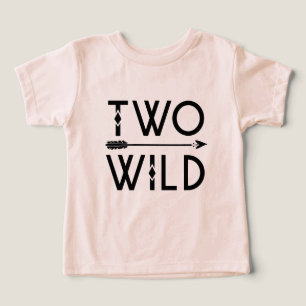 Two Wild 2nd Birthday Boy or Girl Toddler T-shirt